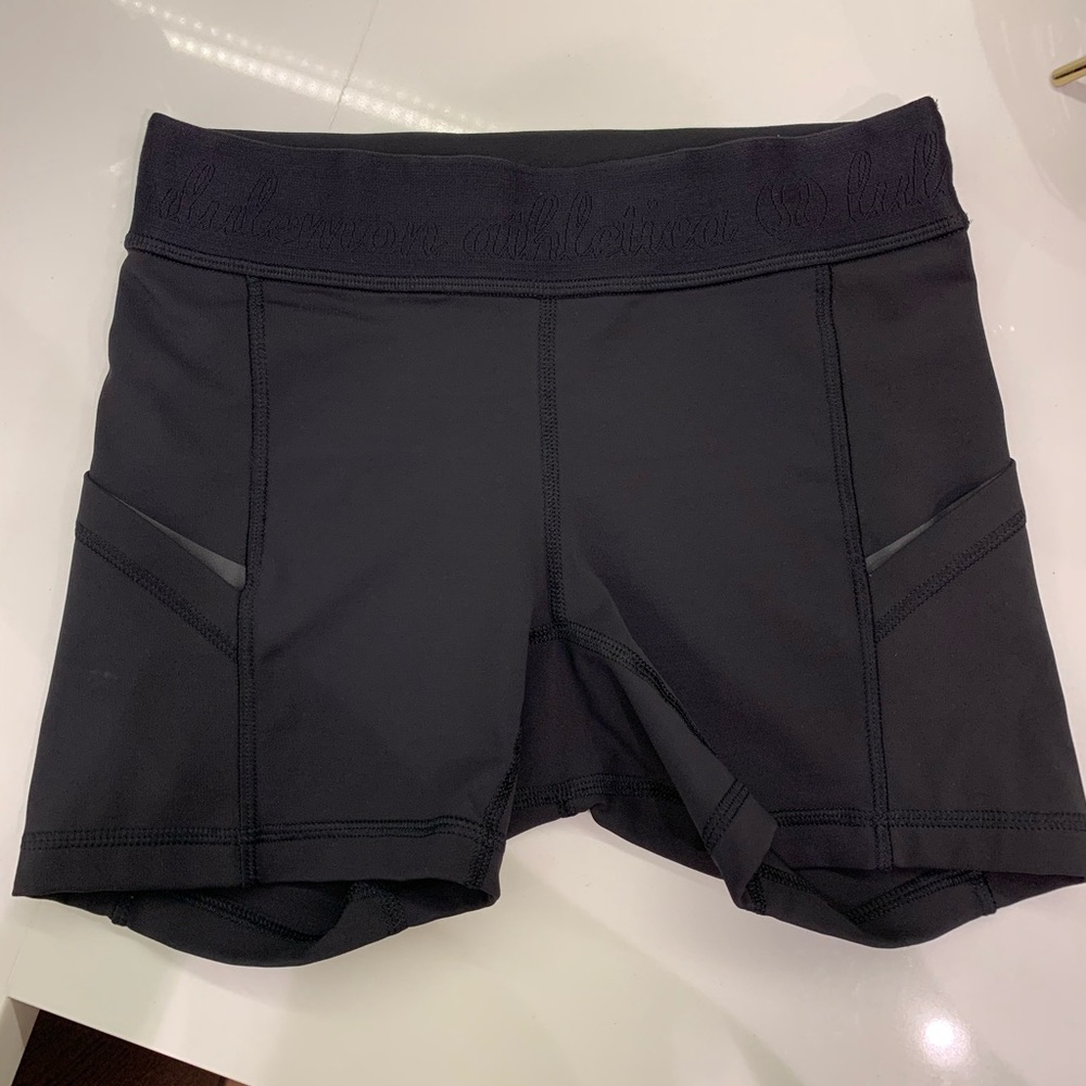 Lululemon spandex shorts size 2
